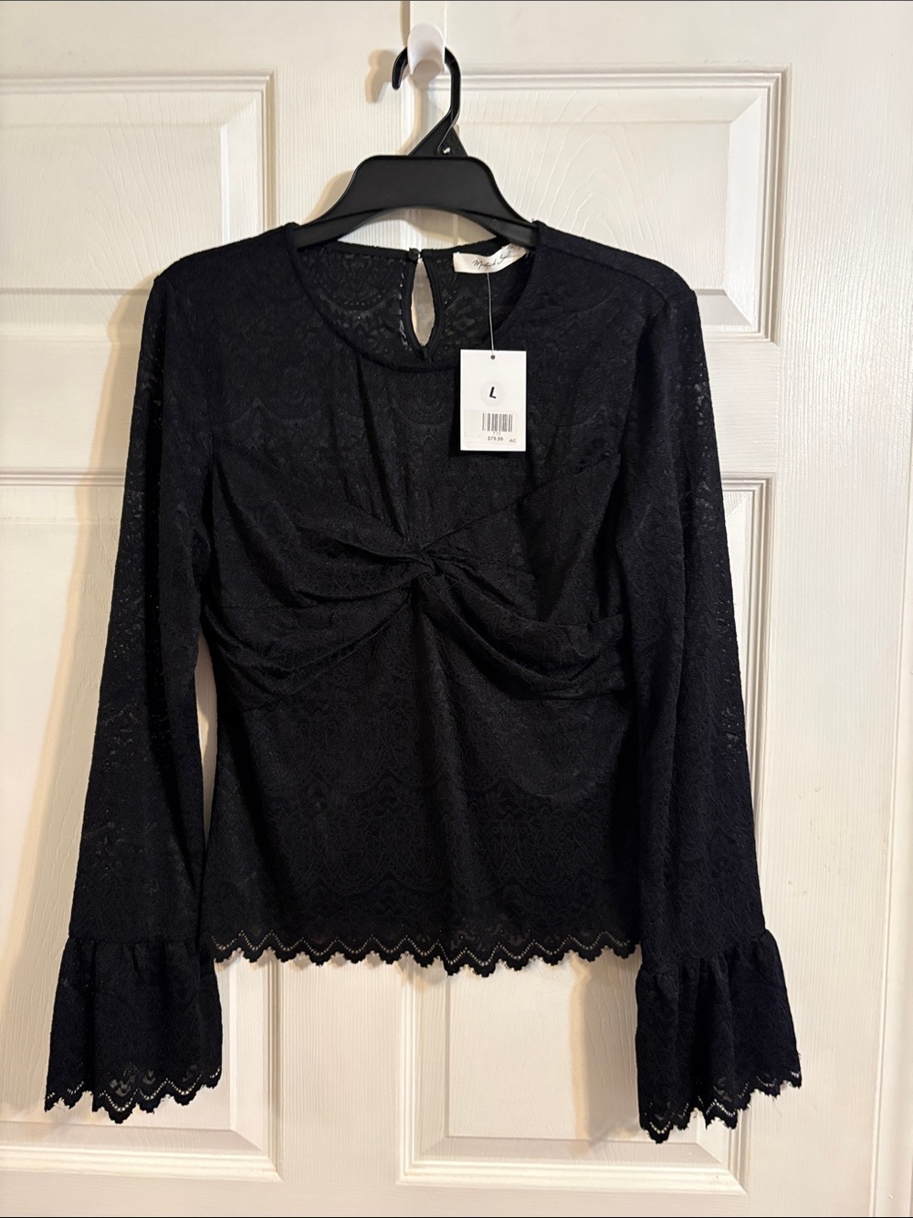 Mustard Seed Black Top sold by Sweetheart Coast